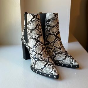 Snakeskin boots